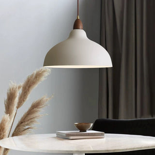 Wood & Metal Pendant Light