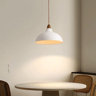 Wood & Metal Pendant Light