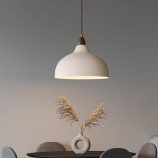 Wood & Metal Pendant Light