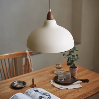 Wood & Metal Pendant Light