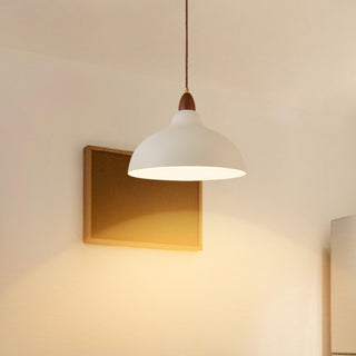 Wood & Metal Pendant Light