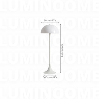 Romantic atmosphere cream mushroom floor lamp