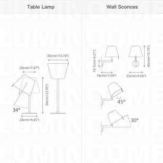 Italian Classic Designer Arteide Table Lamp,Wall Lamp