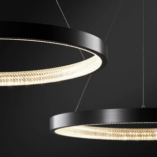 Inner Glow Black Pendant Light