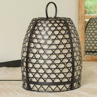 Cage Shaped Floor Lamp, Metal, 11"/14.5"/22"