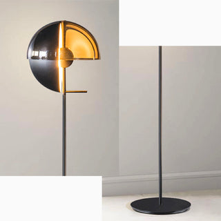 Black Retro Design Spherical Floor Lamp