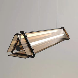 Industrial Style Linear Pendant Light