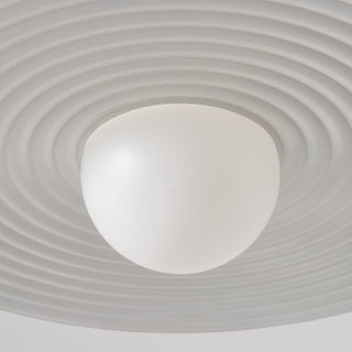 Water Ripple Straw Hat Post Modern Minimalist Art Pendant Light