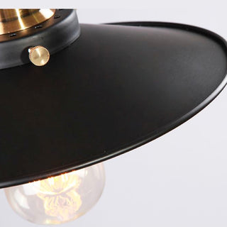 Industrial Black Pendant Light