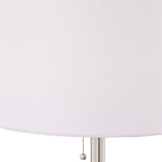 Nordic Style Glass Tray Fabric Floor Lamp