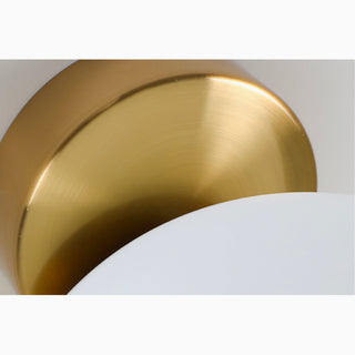 Simple Modern Frosted Glass Ball Gold Creative Wall Lamp