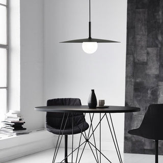 Minimalist Hat Shape Pendant Light, 3 Color & Size