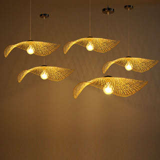 Rattan Pendant Light, 7 Size