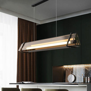 Industrial Style Linear Pendant Light