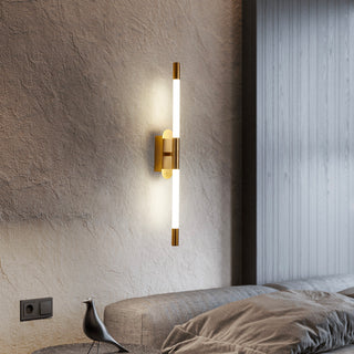 Minimalist Brass Rotatable Line Wall Light