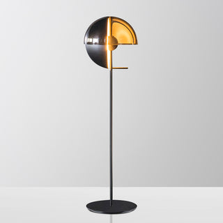 Black Retro Design Spherical Floor Lamp