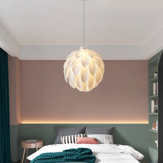 Pine Cone Cream Blossom Pendant Light