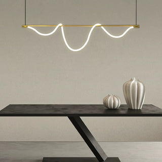 Creative Linear Curved Pendant Light