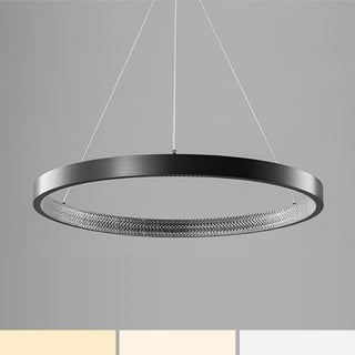 Inner Glow Black Pendant Light