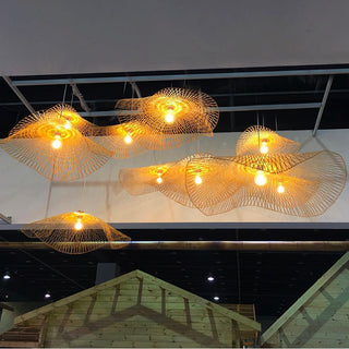 Rattan Pendant Light, 7 Size