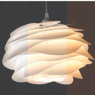 Artificial Fabric Rose Pendant Light