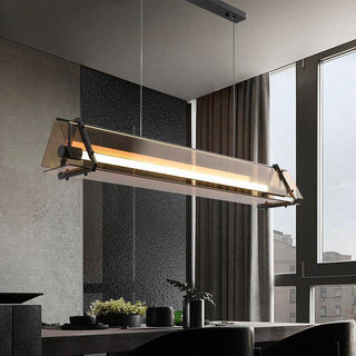 Industrial Style Linear Pendant Light