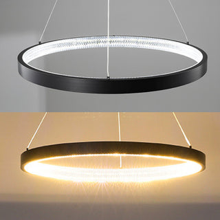 Inner Glow Black Pendant Light