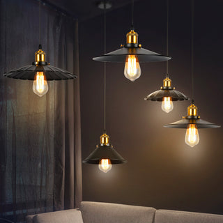 Industrial Black Pendant Light