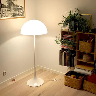 Romantic atmosphere cream mushroom floor lamp