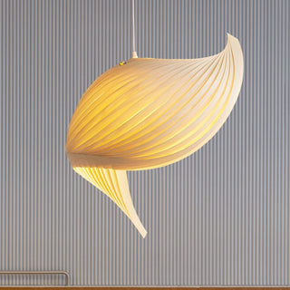 Conch Cluster Wooden Pendant Light