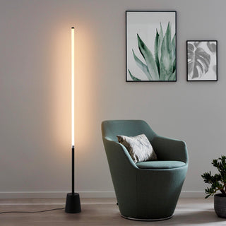 Minimalist Black Lightsaber Floor Lamp