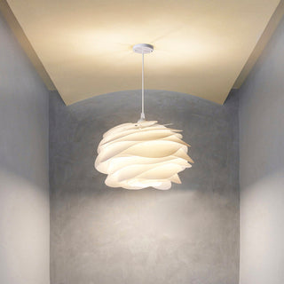 Artificial Fabric Rose Pendant Light