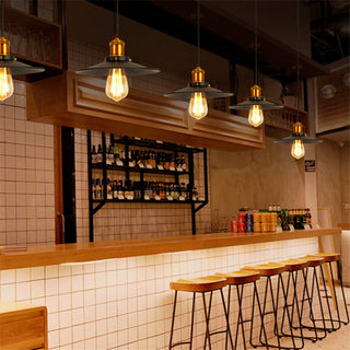 Industrial Black Pendant Light