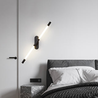 Minimalist Brass Rotatable Line Wall Light