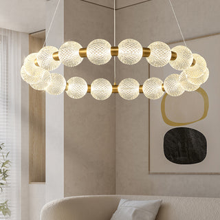 Glass Magic Bean Chandelier