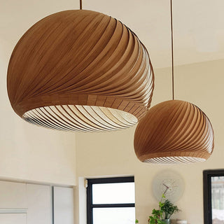 Wooden Pendant Light