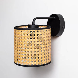 Rattan Wall Sconce